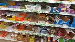 Chocolates Gummies 🍫 Haribo Reese's Hershey's Mounds Twix Snickers Milky Way 🌌 ASMR Shopping Sounds 