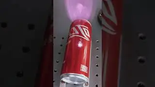 Aluminum Art: Engraving Text on a Coke Can with HeatSign!