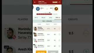 🔥LKN vs BLR DREAM11 TEAM | LKN vs BLR DREAM11 TEAM PREDICTION | TODAY IPL MATCH DREAM11 #shorts