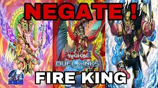 FIRE KING DUEL LINKS : NEGATE AND DESTROY ALL MONSTERS