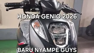 HONDA GENIO TERBARU 2026 FARIAN FABULOUS MATTE BLACK TYPE CBS ISS II JADI TAMPIL MEWAH GUYS