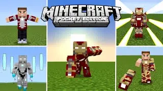 🔥Iron Man Addon for Survial in Minecraft PE 1.21.50+ | Heroic Legacy V1.0