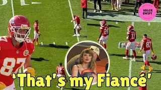 Трэвис Келси нежно кивает невесте Тейлор Свифт в VIP-ложе перед матчем Chiefs против Raiders