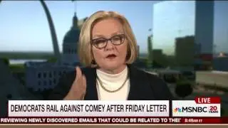 McCaskill: Comey showed 'hubris' with letter, should 'keep your mouth shut' until facts are known