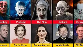 Actors Behind Movie Makeups in Real Life - Before and After