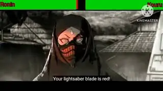 Ronin vs Kouru with healthbars / Village/River Fight