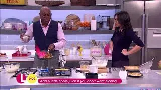 Christine's Pancake Flipping Attempt | Lorraine