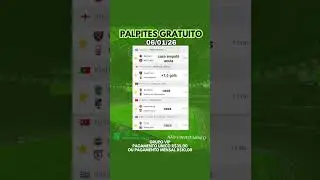Palpites 06/01/26. Dicas de aposta esportiva. #futebol #apostasesportivas #bet365 #betano #palpites