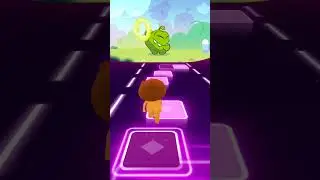 Om Nom Tiles Hop Edm Rush #shorts #short #coffindance #music #omnom