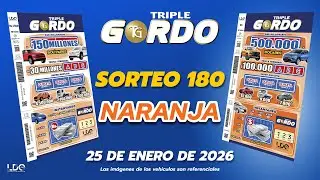 SORTEO TRIPLE GORDO 180