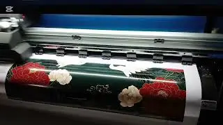 F1-1801D/ECO: Large format printer printing beautifully chinese artwork