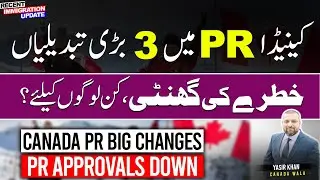 Canada PR 3 Big Changes | PR Approvals Down | No More LMIA Job Offer Points in Express Entry?