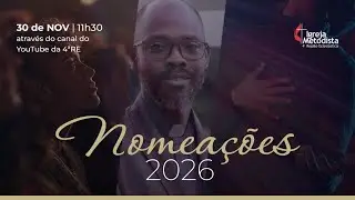 NOMEA&Ccedil;&Otilde;ES PASTORAIS  2026 | BISPO BRUNO ROBERTO | QUARTA REGI&Atilde;O ECLESI&Aacute;STICA