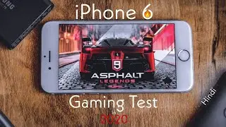 iPhone 6 Gaming Test 2020 - Asphalt 9 Crazy Gaming Test with battery 🔋 life