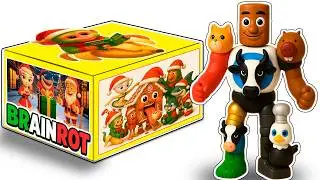 ¡CAJA MISTERIOSA ITALIAN BRAINROT! 🎁 Chimpanzini Bananini Navideño y figuras de Tung Tung Sahur