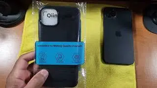  Qiinogow iPhone 15 Plus, Carbon Fiber TPU Rubber Protective Case Unboxing & First Impressions 