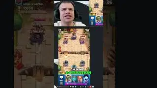 Fire Spirit Gameplay: King Activation & Hog Rider Chaos! #shorts