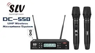 SLV DC-550 UHF WIRELESS MICROPHONE