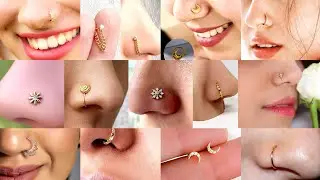 🔥 Most Beautiful Gold Nose Ring Designs 2025 | Latest Nath & Nosepin Styles