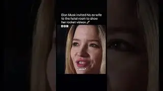Elon Musk invited his ex-wife Talulah Riley to his hotel room to watch rocket videos.         #viral