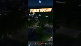 HOW TO BUILD FOREST INDUSTRY IN CITIES SKYLINES🌲 #cityskylines #building #industry #forest