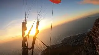 Sunset scratching at Lion's Head