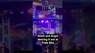 Stitch and Angel at Pride Nite! // Disneyland