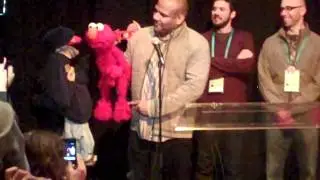 Elmo and Kevin Clash at Sundance Film Festival