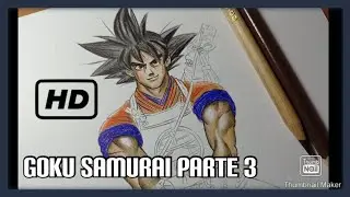 Dibujando a Goku Samurai P.3 | En tiempo Real (m&aacute;s o menos) | Rodrigo Dibujos
