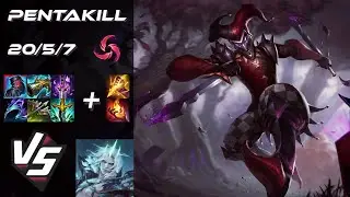 JUNGLE Shaco vs Viego [PENTAKILL] - EU Challenger Patch 25.S1.2