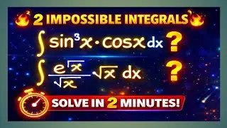 Integrals That Look Impossible (But Aren&rsquo;t!) | Tricky Calculus Challenge
