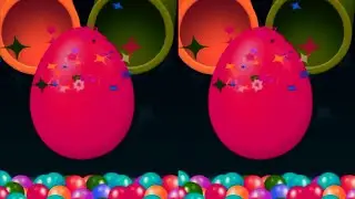 LEARNING EGG SHAPE ON COLOR BALL //SPONSORED BY PREVIEW 2 EFFECTS 