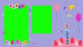 Happy Birthday Photo slideshow green screen effect, No copyright free use in your video,NP Creative