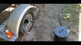 How to get off stuck luggnuts on a boat trailer
