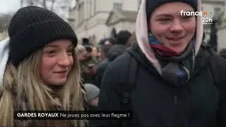Reportage de France 2 sur les gardes royaux à Londres