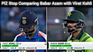 Please Stop Comparing King Babar Azam With King Virat Kohli ❌