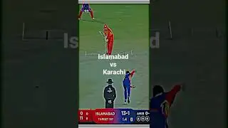 Islamabad vs Karachi today live match #shorts