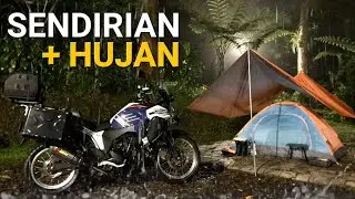 Sendirian di Tengah Hujan | Solo Motocamp Chapter 2 di De Damaran Baturraden | Versys X 250