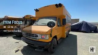 Surplus Liquidation Auction! Bid on Lot 136: 1997 Ford School Bus