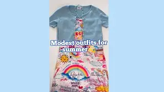 Modest outfits for summer✨|| Outfit inspo🦋