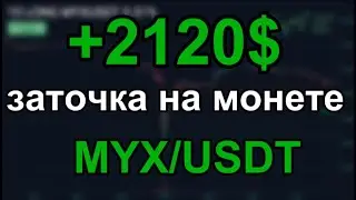 +2120$ заточка на монете MYX