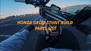 2022 Honda GROM Stunt Build Breakdown + WHEELIE Tips