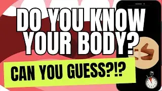 Parts of The Body Guessing Game 🖐️🦵 Top 10 External Body Parts Guessing game
