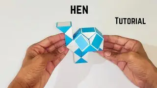 Make a Hen with snake cube | Suhail Khan