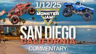 FINALLY A FUN SHOW! Monster Jam San Diego 4 2025 Commentary