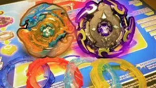 Quad Ring Combat Pack Unboxing , Review , Battles : Beyblade Burst Evolution