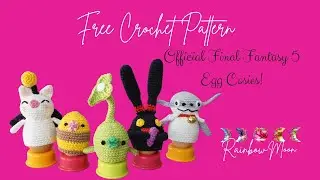 FREE Crochet Patterns | Official FFXIV Crochet Egg Cosies by Little Cosy Things