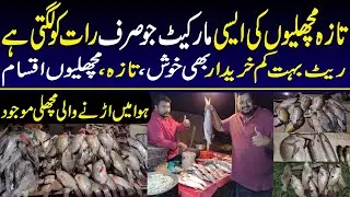 Biggest Fresh Fish Market in Karachi | Fresh Prawns, King Fish, Salmon Fish etc