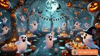 2 Hr Halloween Ghost Dance Party! 👻 Spooky Background Music for Kids | A for Apple Songs TV
