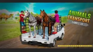 Animal cargo truck driving Indian vehicle game 3D part 14 animal#game #video